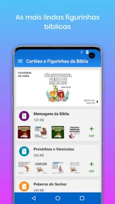 Figurinhas da Bíblia android App screenshot 1